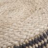 Larissa - Round Braided Pouf - Natural - Image 7