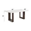 Edwyn - Marble Top Dining Table - Natural - Image 5