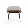 Outdoor Modern Boho Wicker Ottoman With Cushions (Set of 2) - Beige / Brown - Image 10