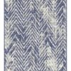 Sunshine - 5'3" X 7'3" Indoor & Outdoor Polypropylene Area Rug - Blue - Image 3