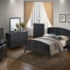 Full Bed Modern Farmhouse Design - Black - Image 4
