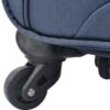 Softside Luggage Expandable 3 Piece Set Suitcase Upright Spinner Softshell Lightweight Luggage Travel Set - Dark Blue - Image 12