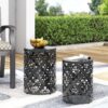 Metal (Set of 2) End Table - Black - Image 4