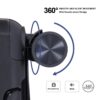 Hardshell Suitcase Spinner Wheels Pp Luggage Sets Lightweight Durable Suitcase With Tsa Lock, 3 Piece Set (20/24/28) - Black - Image 11