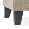Glouster - Contemporary Storage Ottoman V2 With Upholstered Fabric - Sand - Image 13