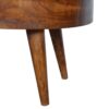 Rounded Coffee Table - Chestnut - Image 8