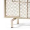 Dorothy - Modern Single Panel Iron Fire Screen - Gold - Image 9