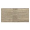7 Piece Wooden Dining Table Set Mutifunctional Extendable Table With Leaf And 2 Drawers, 6 Dining Chairs With Soft Cushion - Natural Wash - Image 17