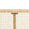 Angie - Bench Outdoor Seating Acacia Wood Faux Rattan - Teak - Image 10