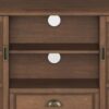 Burlington - Tall TV Media Stand - Rustic Natural Aged Brown - Image 5
