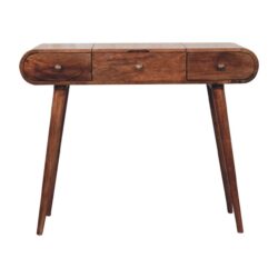 Round Dressing Table - Caramel