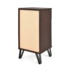 Modern Industrial Tall End Table With Drawer And Shelf - Walnut - Image 8