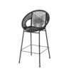 Ferrara - Outdoor Patio Barstool (Set of 2) - Black - Image 4