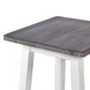 3 Pieces Counter Set Hanging Stool Easy To Clean For Small Space - Antique White / Sandstone - Image 6