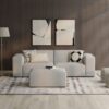 Rex - 2 Seater Sofa And Ottoman - Gray - Image 18
