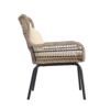 Contemporary Bohemian Southport - Club Chair With Water Resistant Cushions - Brown / Beige - Image 8