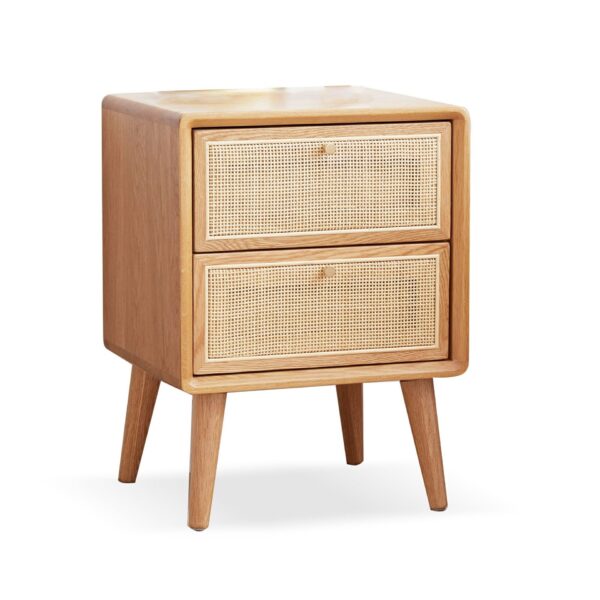 Bedside Cabinet, Modern Simple Nightstands North America - Oak