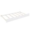 Full Size House Bed With Trundle, Kids Bed With Shelf - White - Image 12