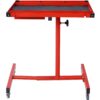 Adjustable Tear Down Work Table With Drawer For Garages, Repair Shops, And Diy, Portable, (4) 2.5" Swivel Casters, 220 Pound Capacity, Rubber Corners, Heavy Duty Steel - Red - Image 15