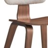 Casson - Boucle 7 Walnut Side Chair (Set of 2) - White / Walnut - Image 3