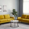 Plush Comfort Loveseat - Goldenrod - Image 11