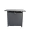 Outdoor Fire Pit Table With Lid & High-Quality Materials - Black - Image 6