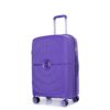 Expandable Hardshell Suitcase Double Spinner Wheels Pp Luggage Sets Lightweight Durable Suitcase & Tsa Lock, 3 Piece Set (20/24/28) - Purple - Image 16