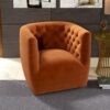 Delaney - Swivel Chair - Burnt Orange - Image 17