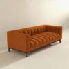 Melissa - Mid Century Modern Sofa - Orange - Image 3