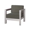 Aviara - Club Chair Outdoor Seating Aluminum - Natural - Image 8