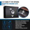 0 23 Cu Ft Top Opening Biometric Security Safe - Black - Image 10
