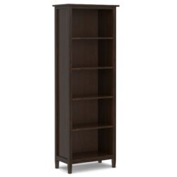 Warm Shaker - 5 Shelf Bookcase - Brown