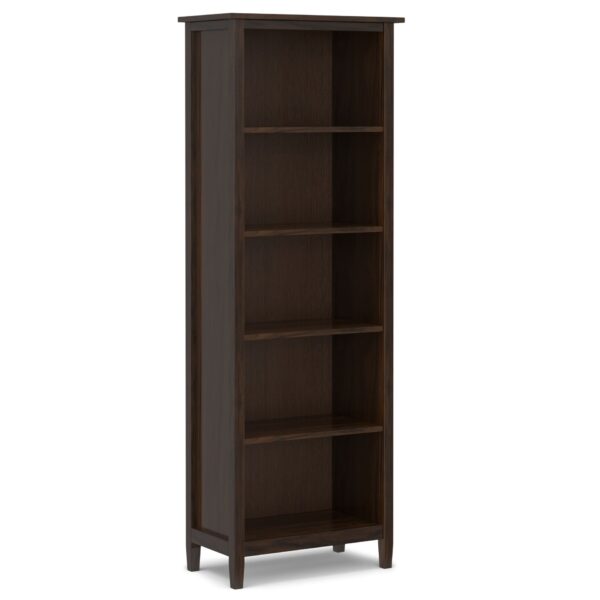 Warm Shaker - 5 Shelf Bookcase - Brown