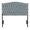 Braided Matisse - Twin Size Headboard - Black / Blue - Image 4