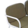 Luna - Outdoor Patio Loveseat - White / Green - Image 12