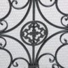 Darcie - Wrought Iron Fireplace Screen With Intricate Detailing - Black - Image 4