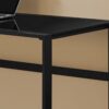 Computer Desk For Home Office, Laptop, Tempered Glass, Contemporary & Modern - Black - Image 2