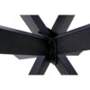 Spider Shaped Steel Table Legs, Metal Dining Table Frame, Heavy Duty Box Section Table Base - Black - Image 7