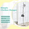 Modern Stainless Steel Spray Painted Hanger With Reinforcement 72" Raised Design Optional - Silver - Image 6