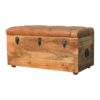 Buffalo - Hide Storage Trunk - Oak - Image 3