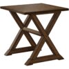 Accent End Table, Square, Transitional - Walnut - Image 5