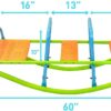Xss008 High Quality Kids Seesaw Plastic Seat Playground Equipment Cute Baby Plastic Rocker Outdoor Children Steel Tube For Kids Age 3+ - Green / Blue - Image 4