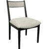 Comfortable Upholstery Cresent Chair (Set of 2) - Peppercorn - Image 3