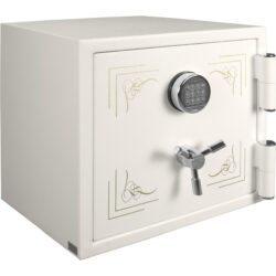 1.91 Cubic Ft Keypad Fireproof Jewelry Safe - White