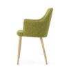 Classic Twist Dining Chair Set With Contoured Support - Green - Image 6