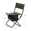 4 Piece Folding Outdoor Chair With Storage Bag, Portable For Camping, Picnics, Fishing - Green - Image 12