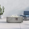 Propane Outdoor Durable Fire Pit Table - Gray - Image 4