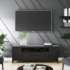 Warm Shaker - TV Media Stand - Hickory Brown - Image 8