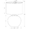 Modern Lighting, Table Lamp, Ceramic - Cream - Image 6