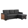 3 Piece Upholstered Sectional - Dark Gray - Image 9